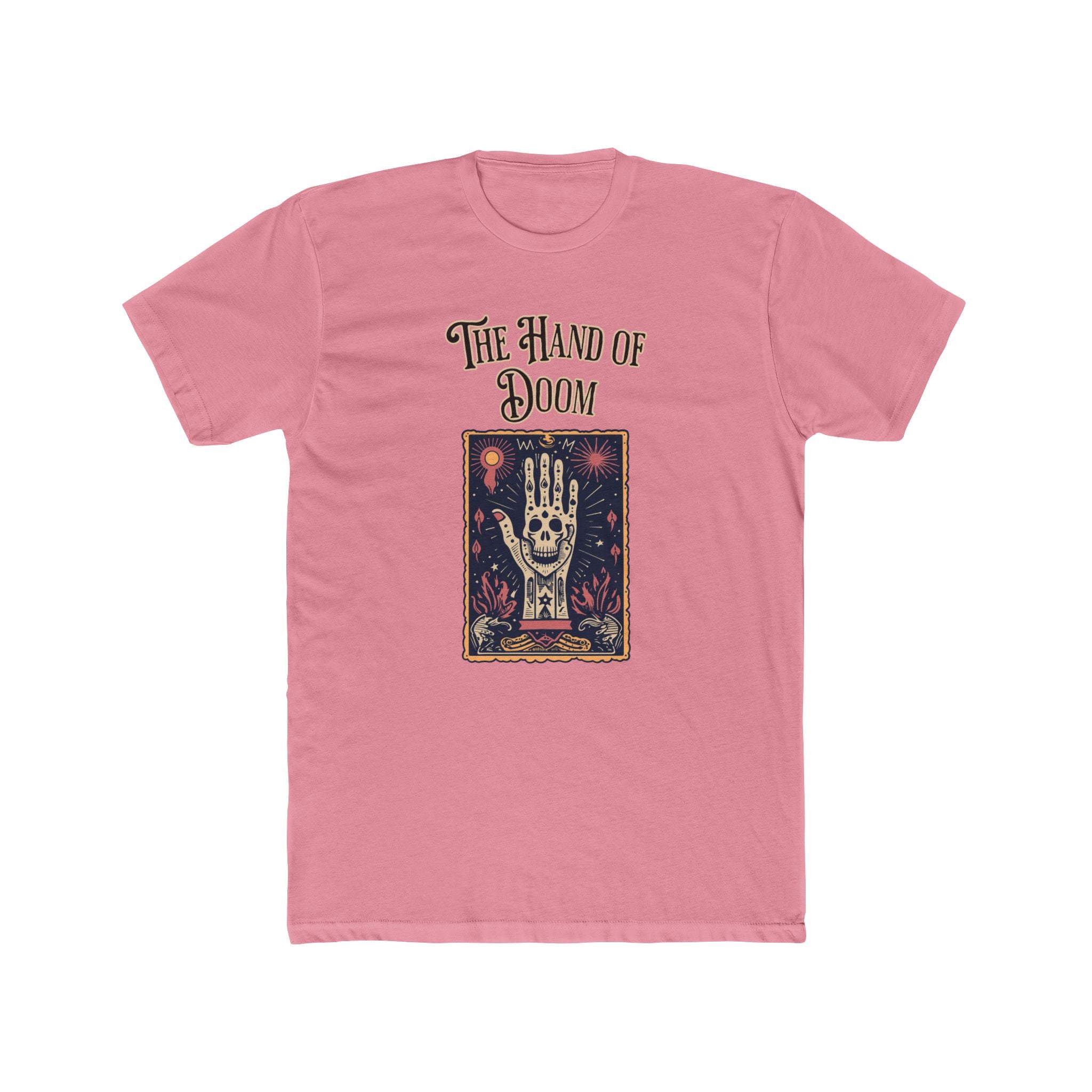The Hand Of Doom - Unisex Cotton Crew Tee (Front) - Damned Threads